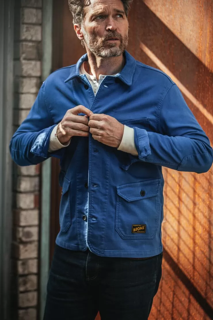 Sale Carver Jacket French Blue Men Jackets & Coats