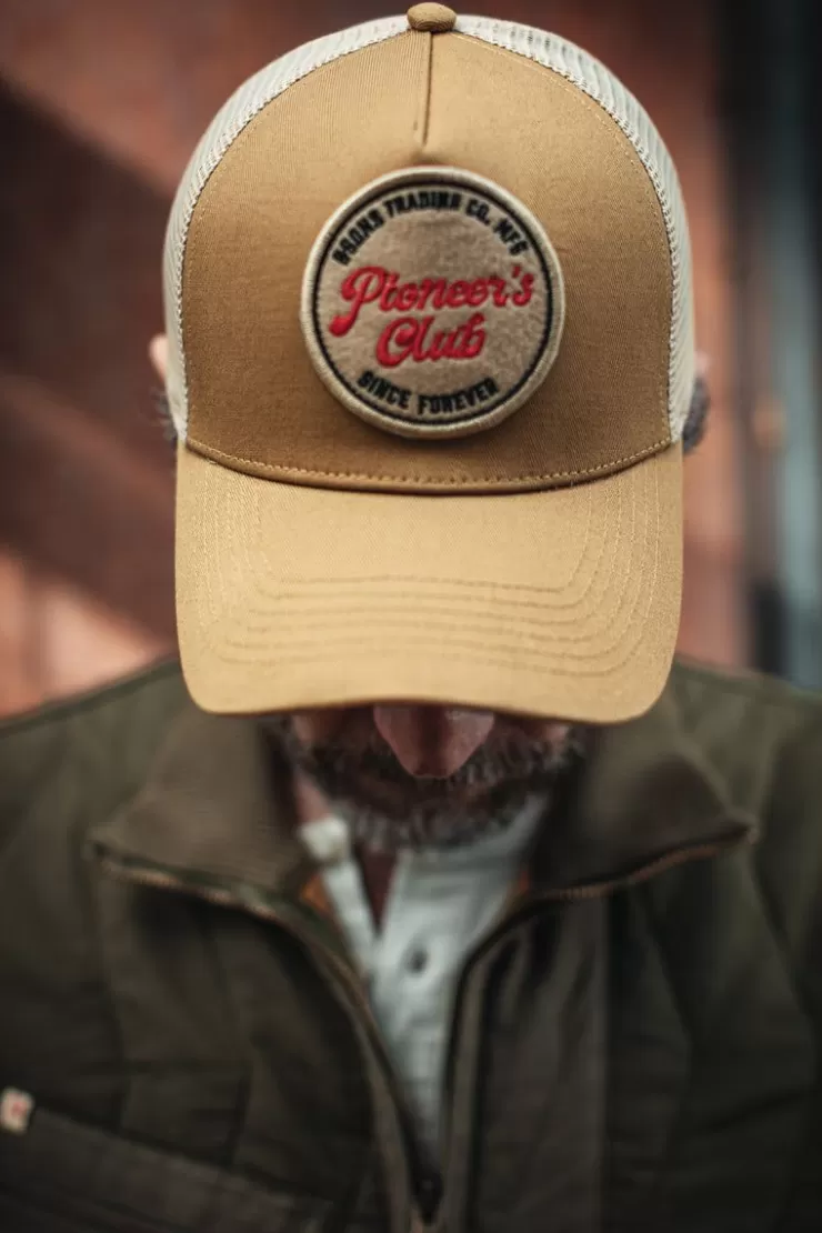 Discount Club Trucker Cap Tan Men Headwear