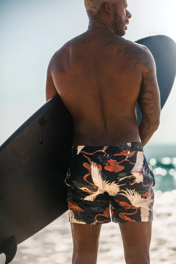 Flash Sale Crown Swim Shorts Black Men Bottoms & Shorts