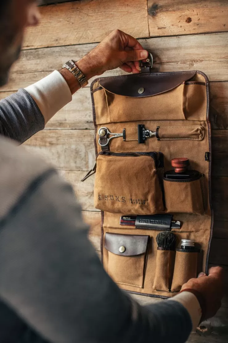 New Essentials Toilet Bag Tan Men Essentials