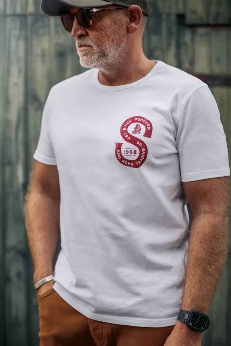 Online Sigma T-Shirt White Men Tops