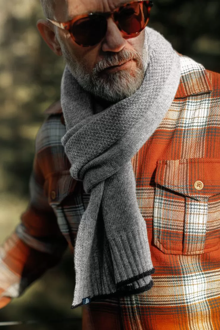 Best Vale Scarf Grey Men Scarves